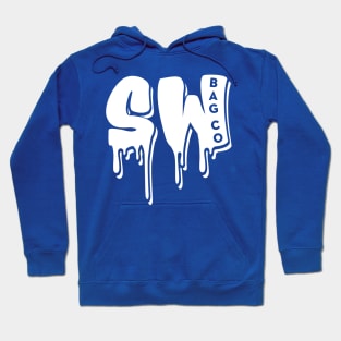 White SW logo Hoodie